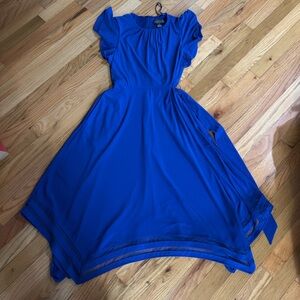 Jessica Howard Royal Blue Asymmetrical Dress